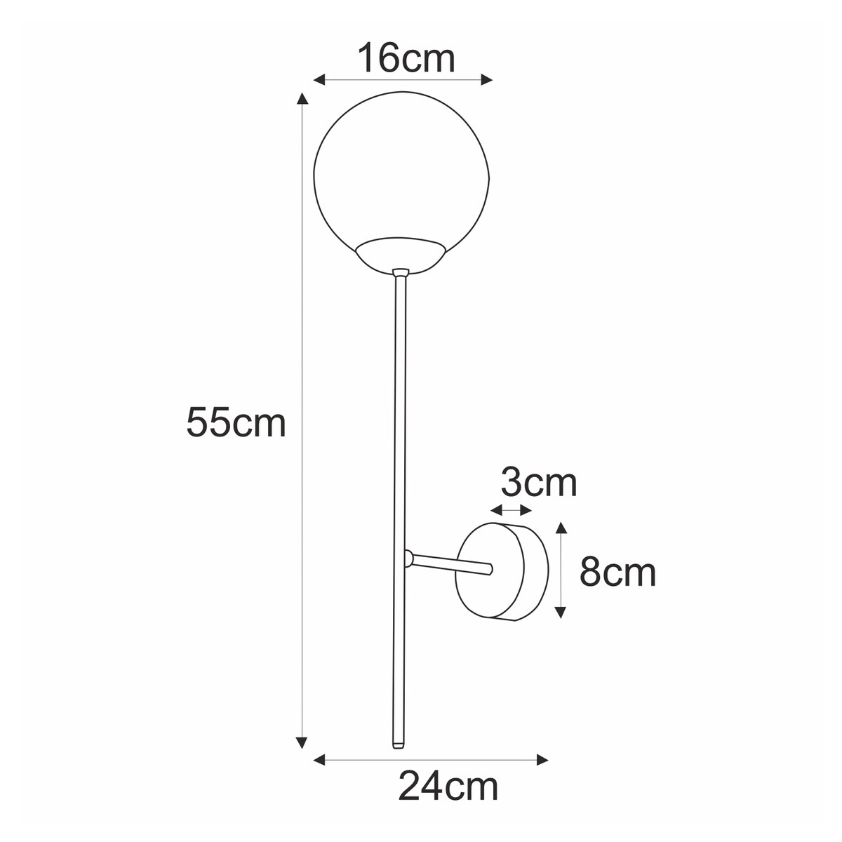 Kinkiet K-5406 z serii LUMIA