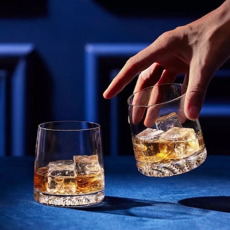 Zestaw Szklanek do Whisky mocnych Alkoholi Grube Dno 6 x 300 ml Krosno Fjord