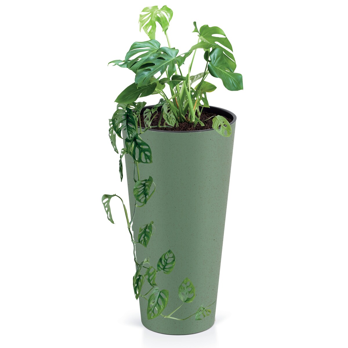 Donica Doniczka Ogrodowa 25 Cm Na Taras Do Ogrodu Domu Eco Wood Zielony