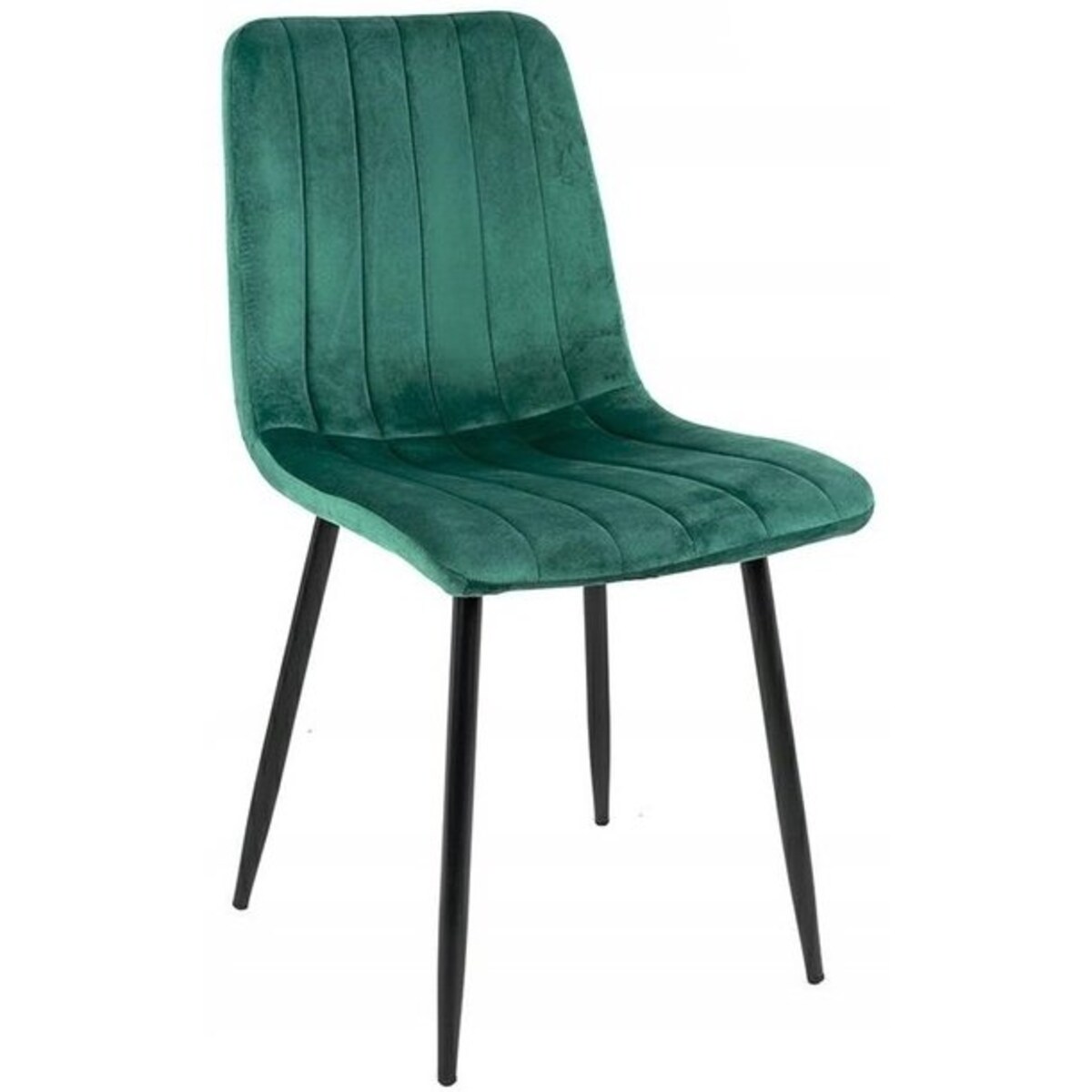 Krzesło tapicerowane Lara J-07.GREEN do salonu zielone, King Home