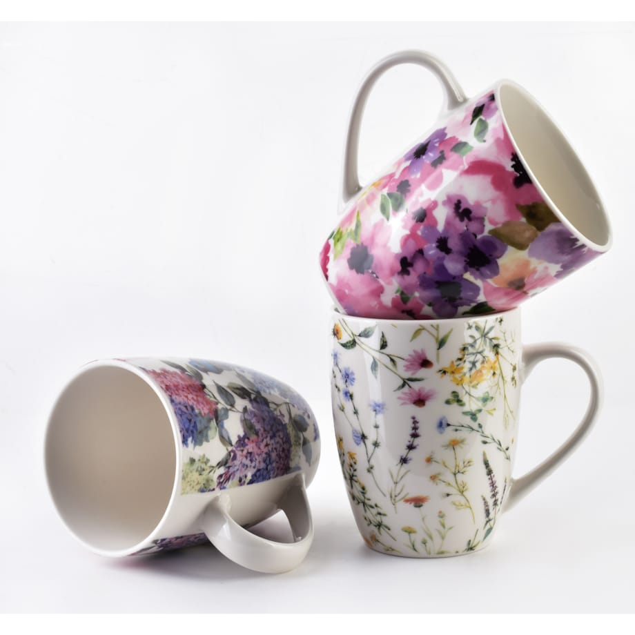 EDDY Kubek 360ml 8x11xh10,2cm kwiaty