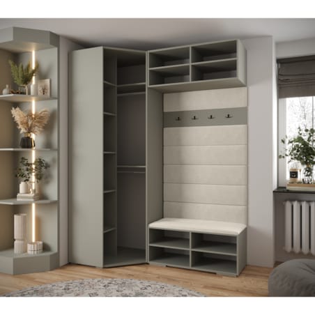 Garderoba do przedpokoju INOVA 2 Z21 kaszmir+czarny+manila02