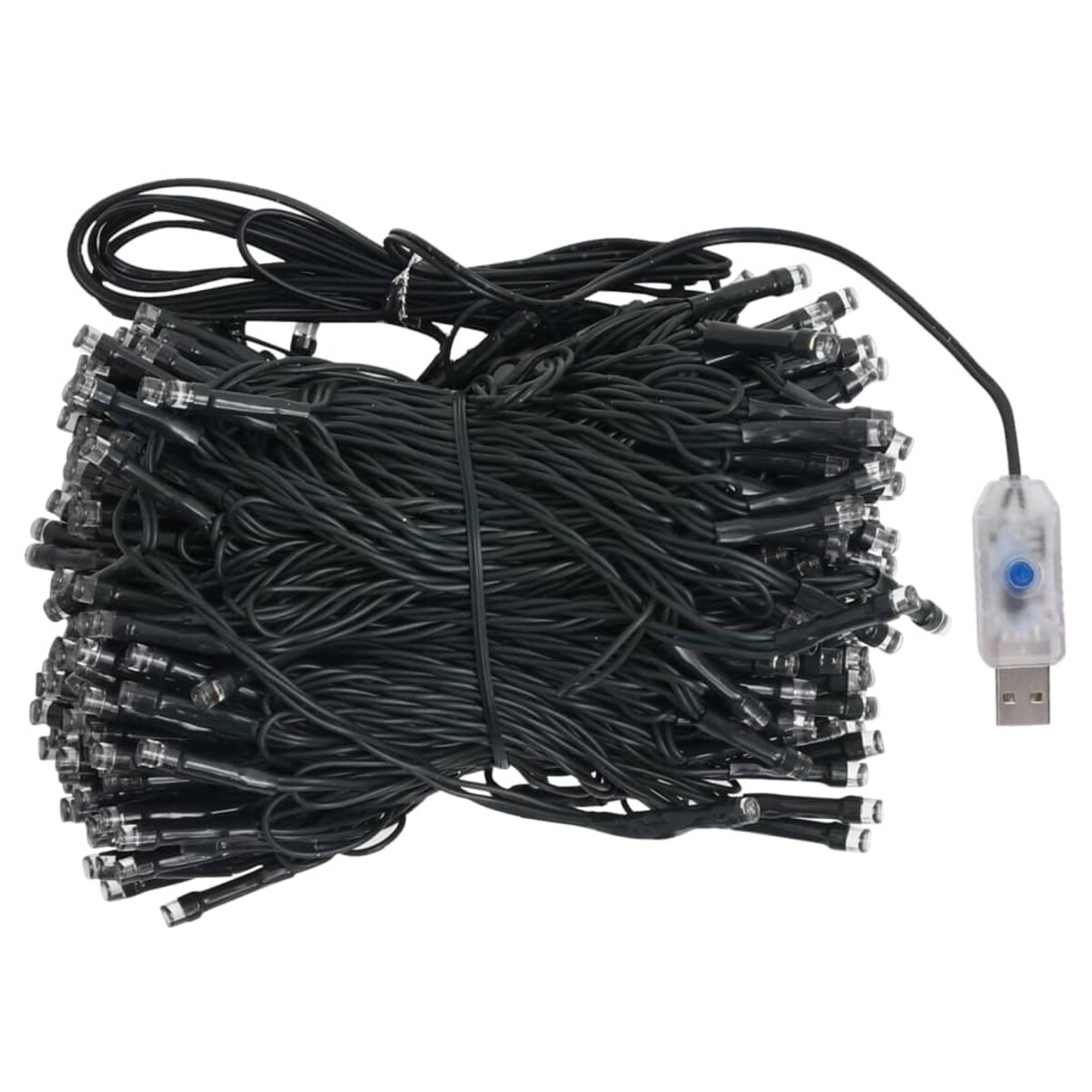 vidaXL Sztuczna choinka z LED, bombkami i szyszkami, 210 cm