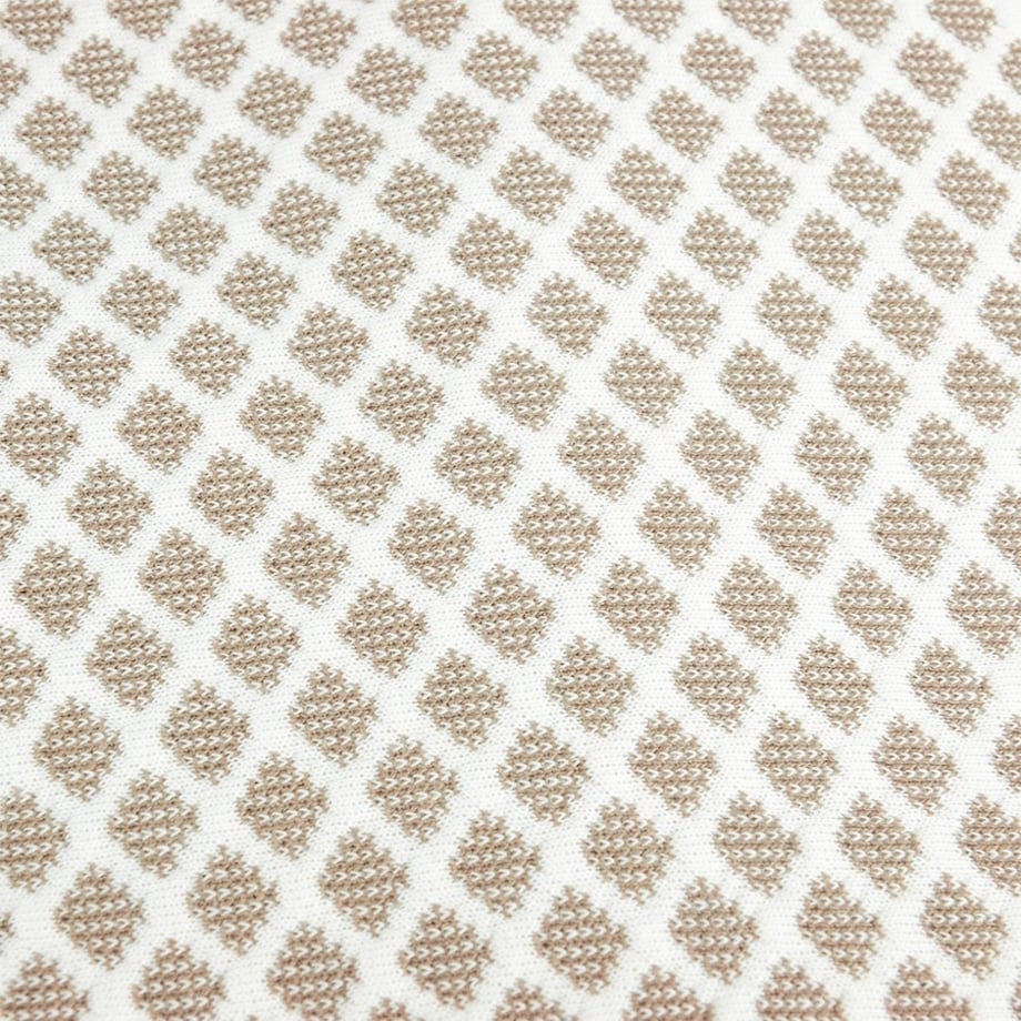 Poszewka dekoracyjna na poduszkę 40x40 romby beżowe