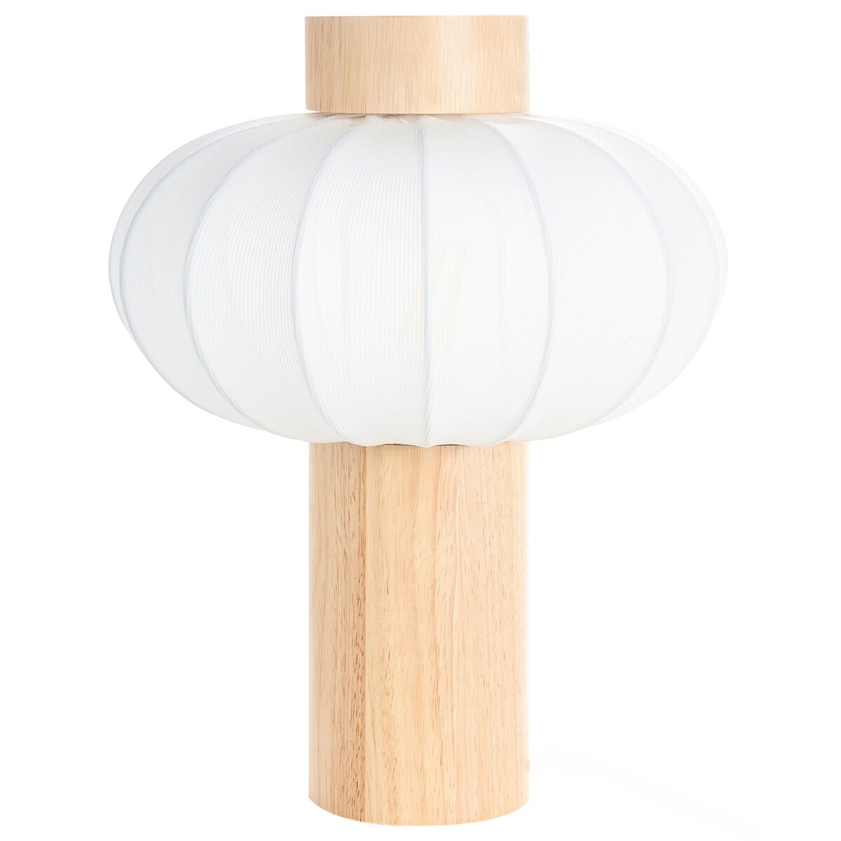 Lampa stołowa ABENS Drewno Jasnobrązowy