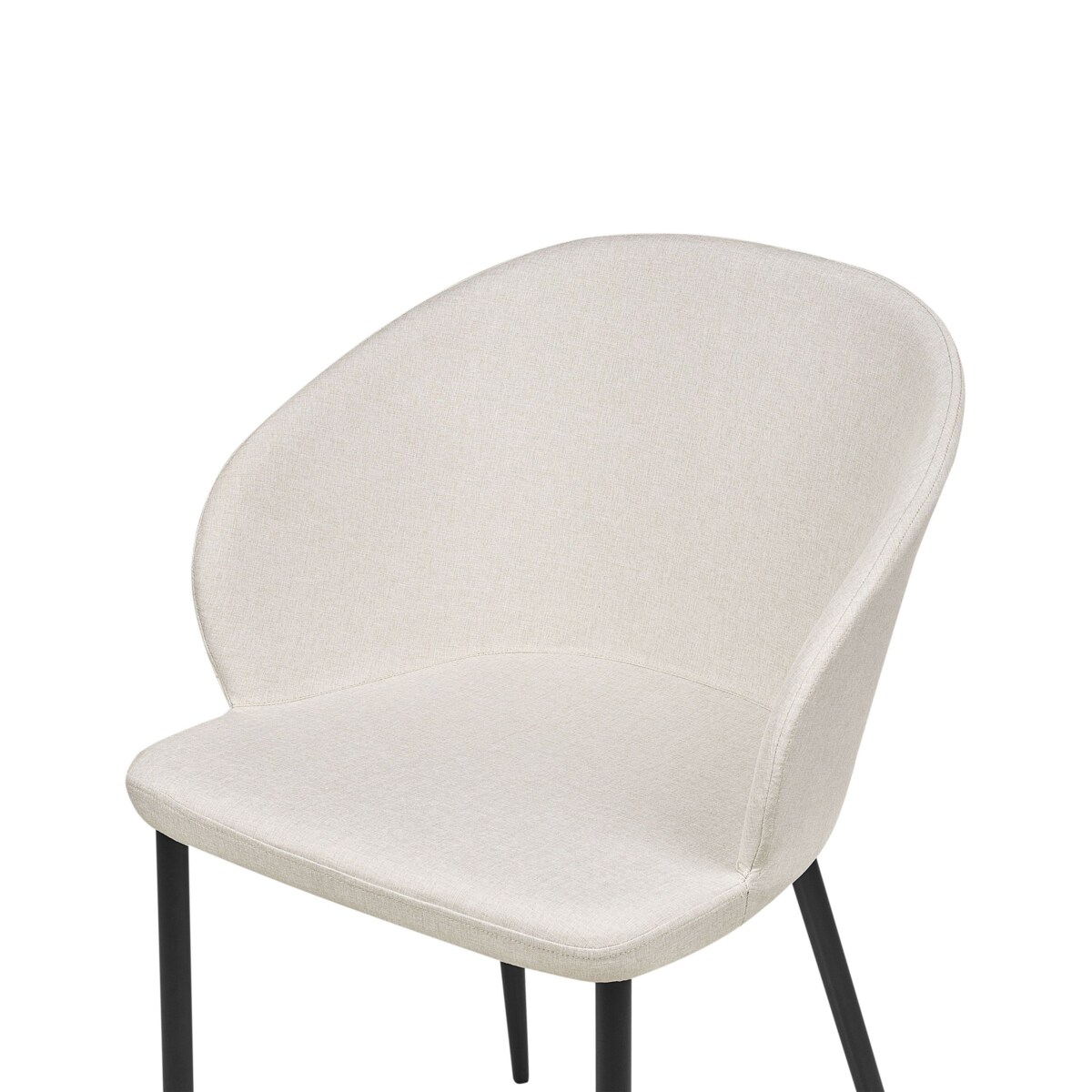 Zestaw 2 krzeseł do jadalni MASON Jasnobeżowy