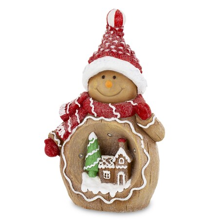 Figurka piernikowa LED 42x25 cm BAŁWAN