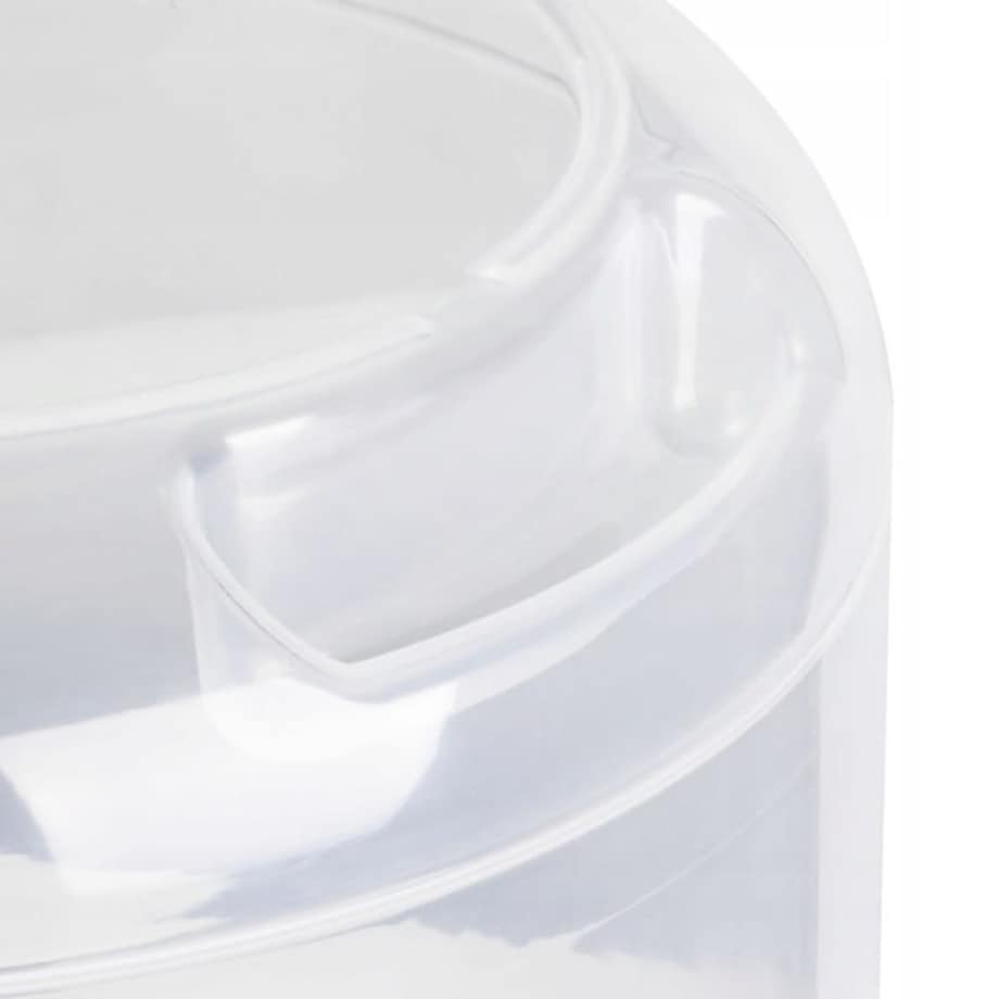 Wiadro z miarką i Dziubkiem Wylewką mika 5 l Przezroczyste z Uchwytem