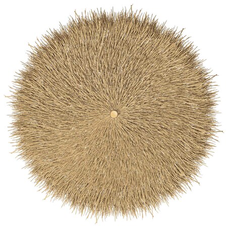 vidaXL Parasol bambusowy z pokryciem z liści bananowca, 210 cm