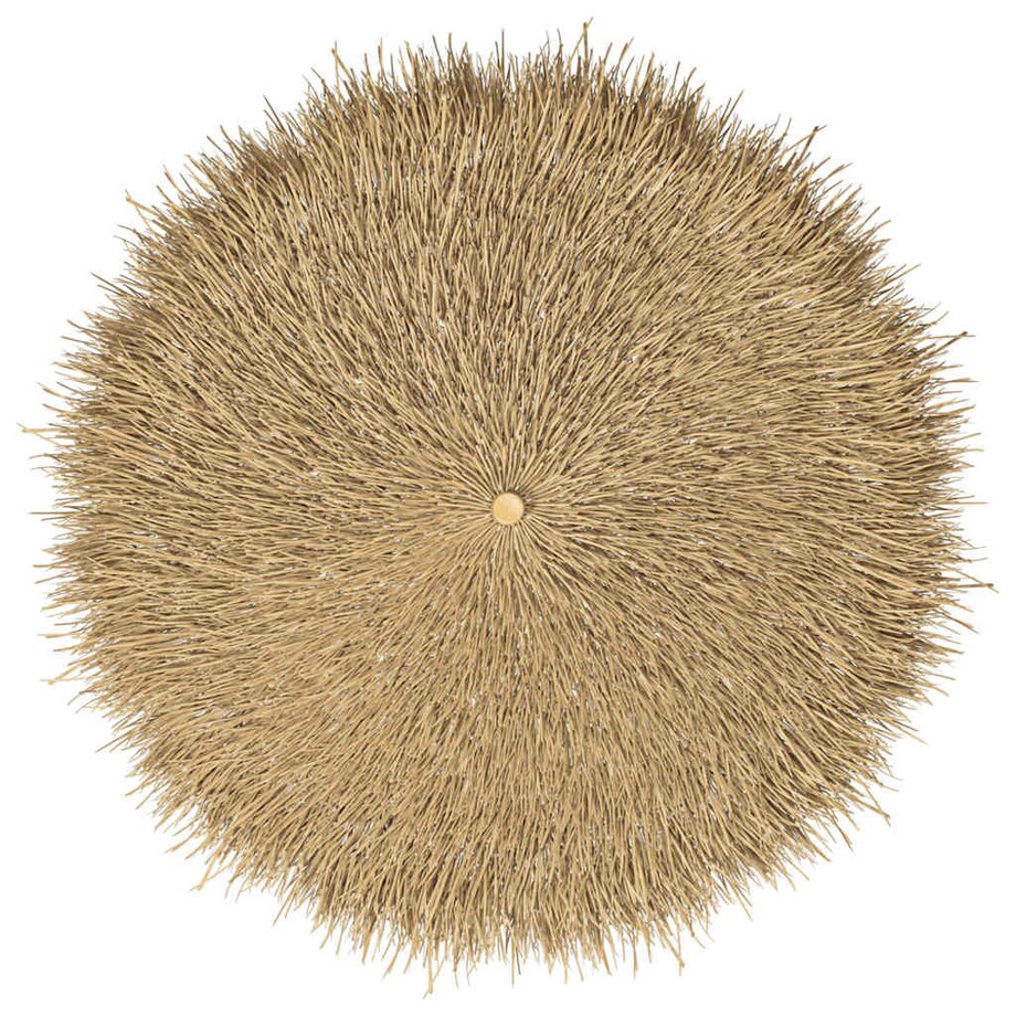 vidaXL Parasol bambusowy z pokryciem z liści bananowca, 210 cm