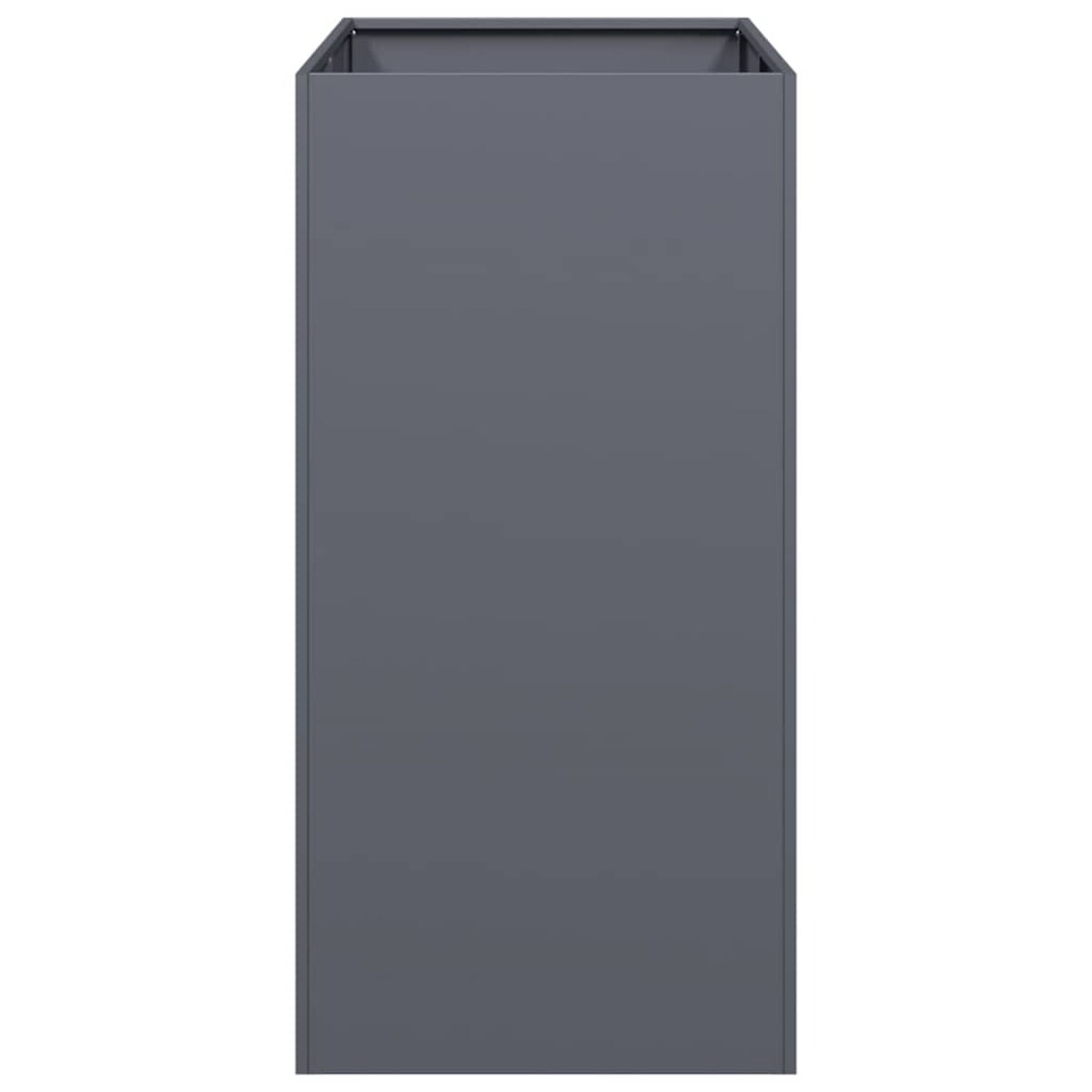 vidaXL Doniczka Antracytowa 40x80x80 cm Stalowa