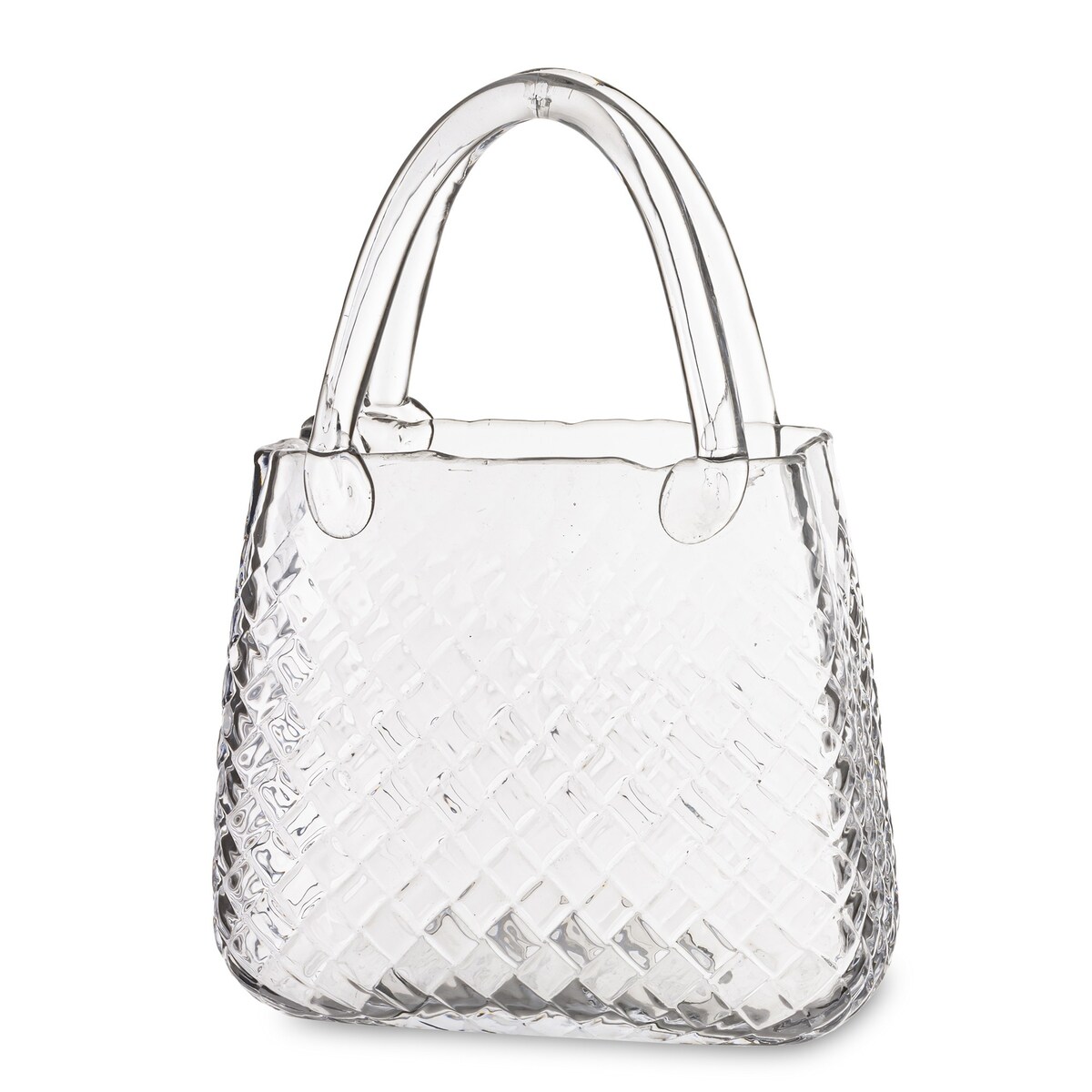 Wazon szklany 28,5x21x10 cm TORBA transparentna