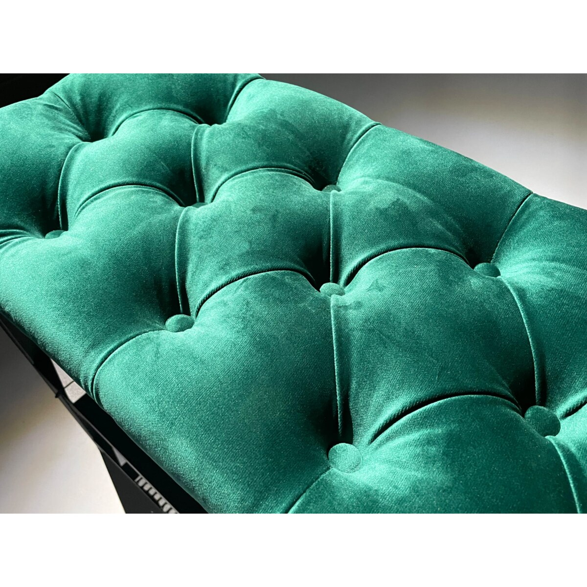 Szafka na buty loftowa siedzisko butelkowa zieleń 80cm