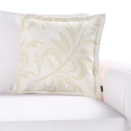 Poszewka Mona na poduszkę 45x45 ecru liście akantu