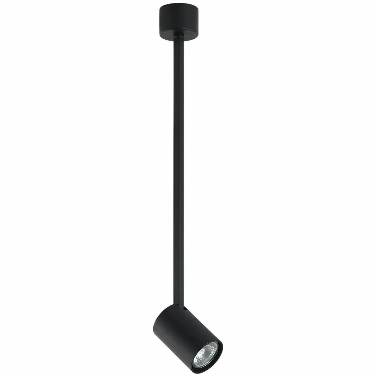 LAMPA sufitowa Tuka Nero L Orlicki Design regulowana OPRAWA metalowa downlight tuba czarna