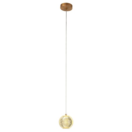 Lampa sufitowa wisząca Light Prestige Brillant złoty LED CCT 3000K/4000K/6000K (regulowana) 1 szt.