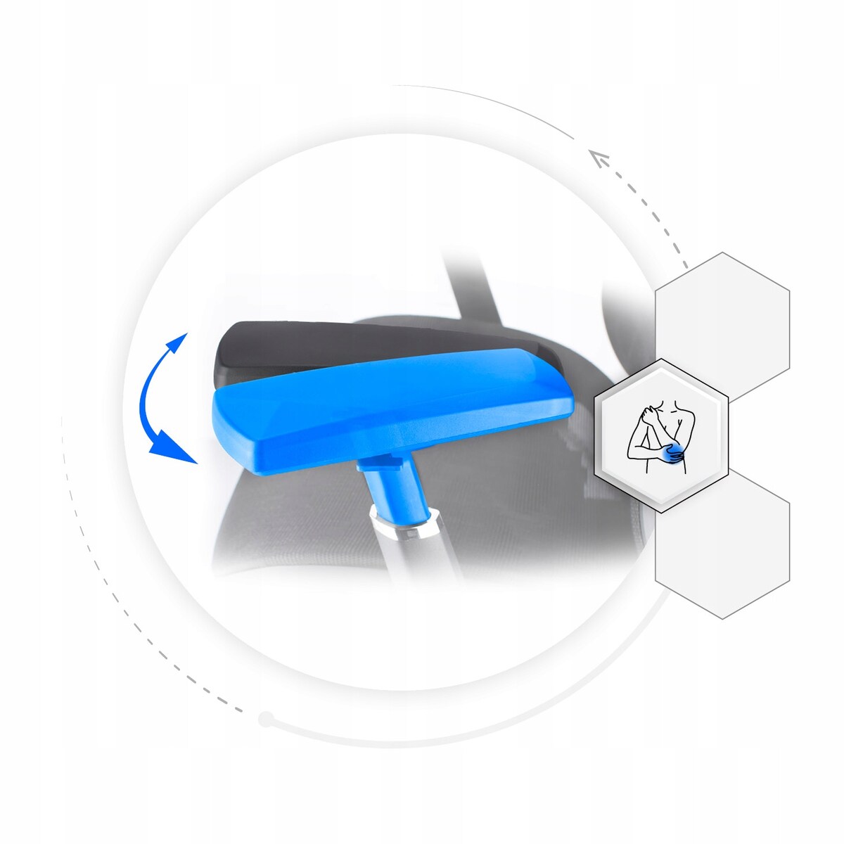 Fotel biurowy ergonomiczny NEOVA szary