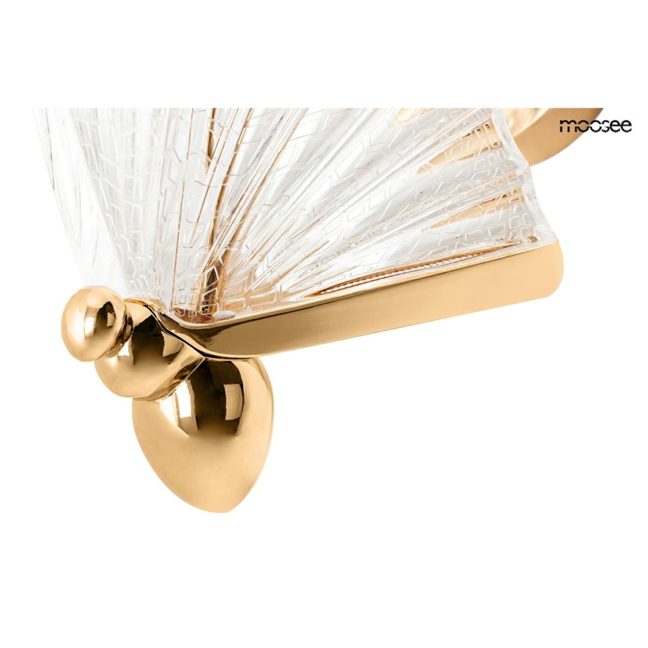 Ścienny kinkiet Butterfly MSE010100323 motyl złoty