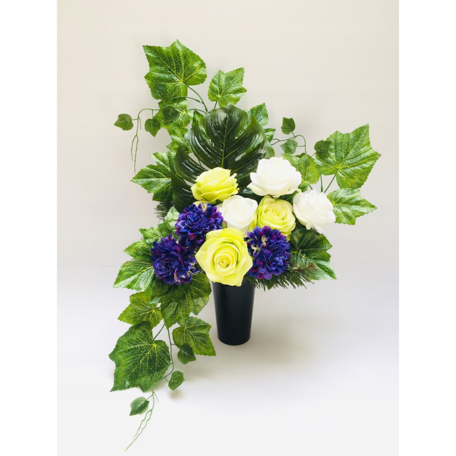 GOTOWY STROIK RÓŻA mamy wkład do flakonu wazonu wiązanka na cmentarz KWIATY