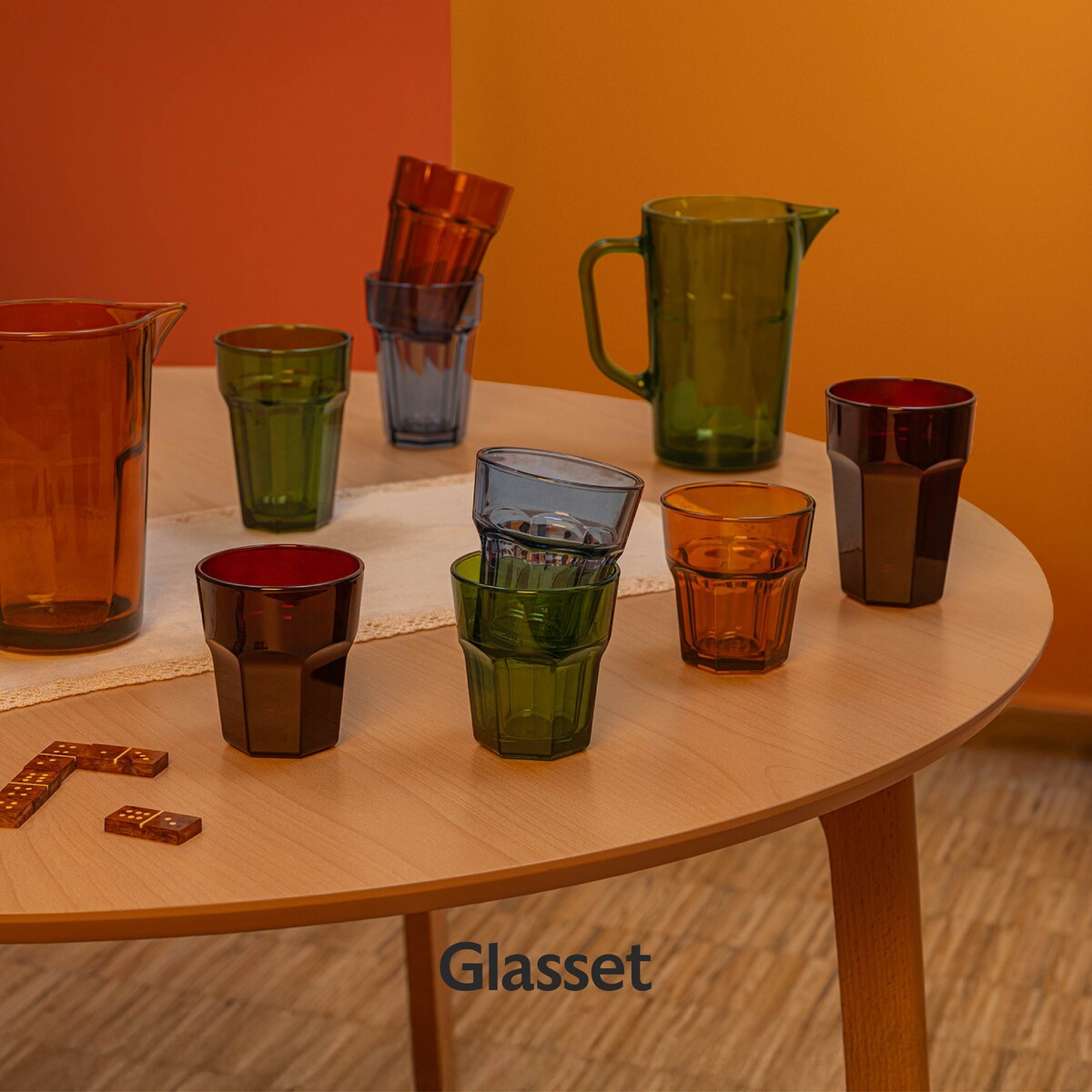 Komplet szklanek w stylu vintage Alva Retro 370 ml