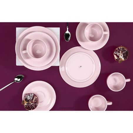 Konsimo LUPIN Talerz głęboki jasny różowy, jasny różowy