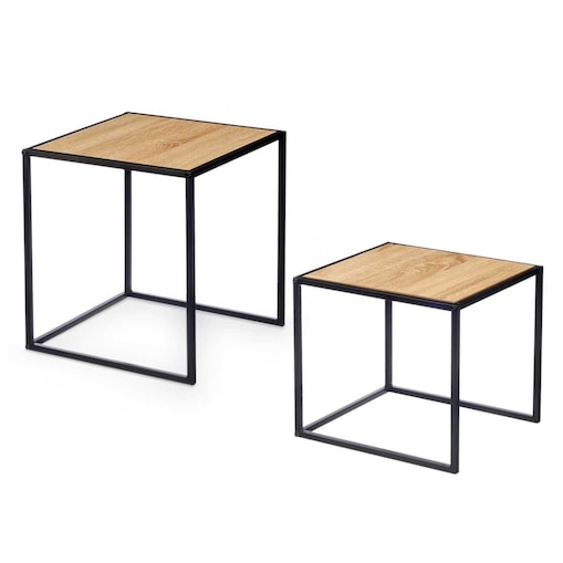 Zestaw stolików metalowych INDUSTRY, 2 sztuki