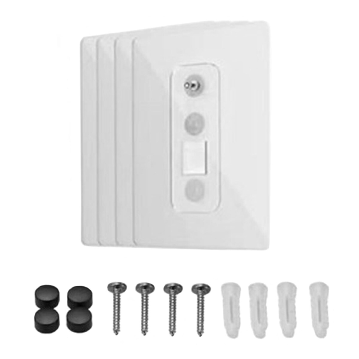 Półka Łazienkowa Narożna 2 Sztuki, Czarna