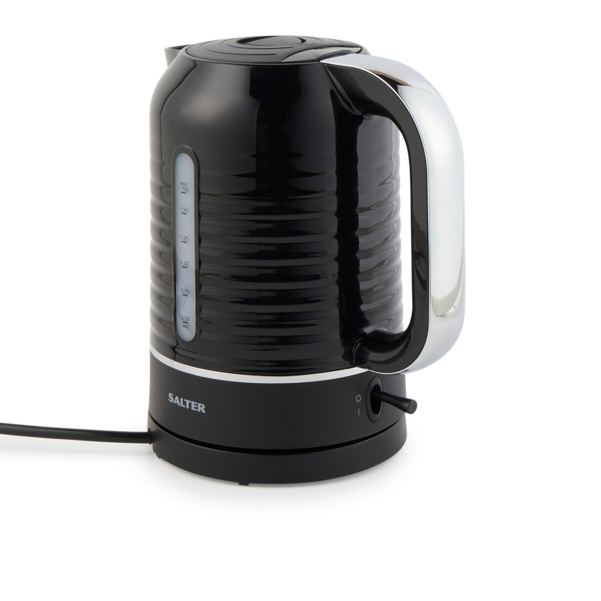Czajnik czarny elektryczny 3000 W SALTER, 1,7 l
