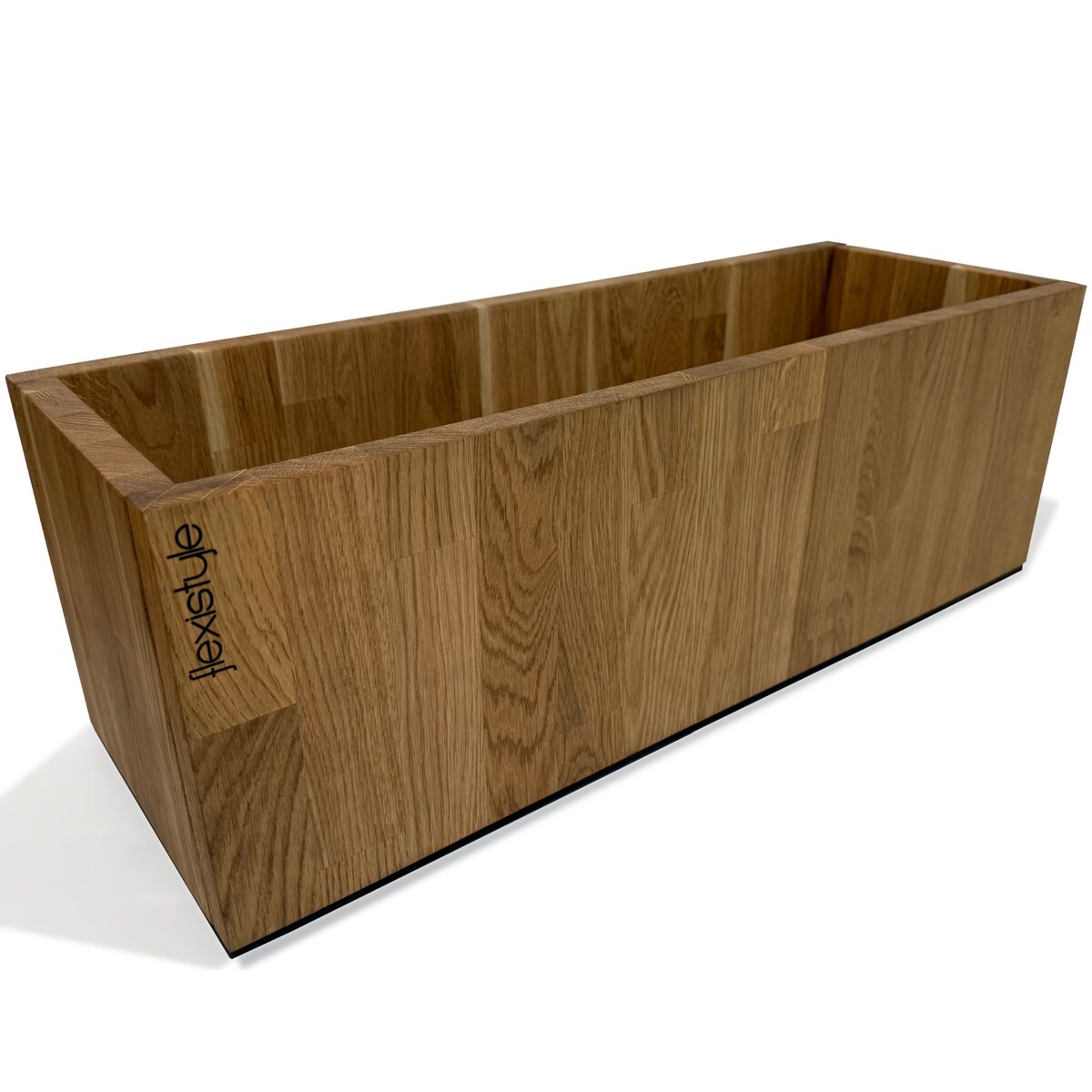 Donica drewniana dębowa na taras do salonu 60x40x20cm