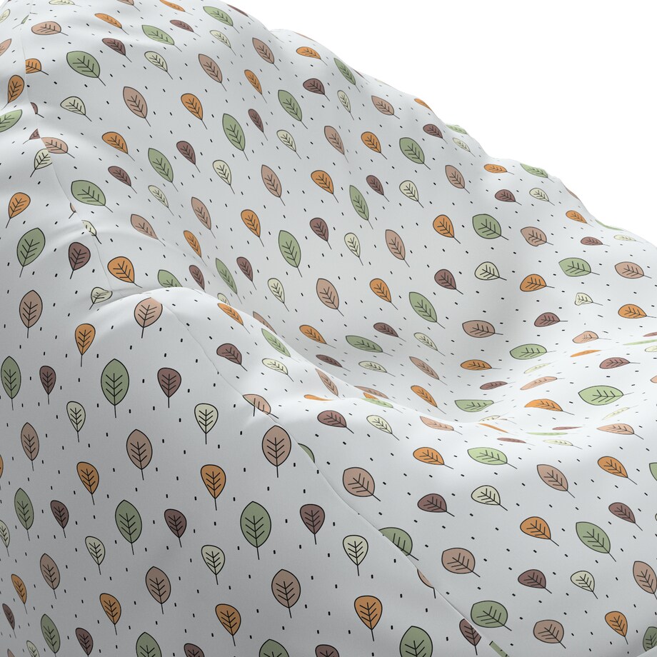 Worek do siedzenia Bowli, ecru-brązowy, Ø80 x 115 cm, Magic Collection