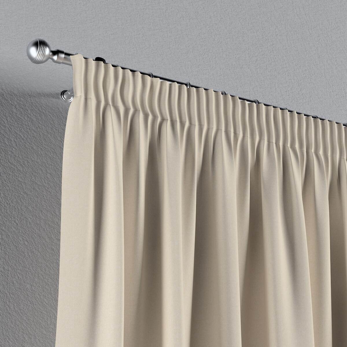 Zasłona na taśmie marszczącej 1 szt. 130x245 beżowy