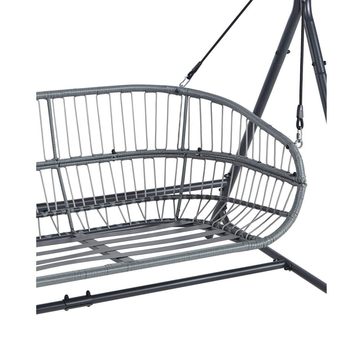 Huśtawka ogrodowa FIASTRA Metal Jasnoszary