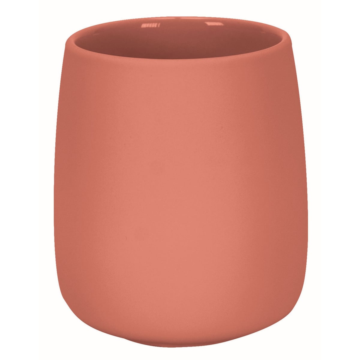 Kleine Wolke Eclipse Kubek łazienkowy pomarańczowy terracotta kamionka soft touch