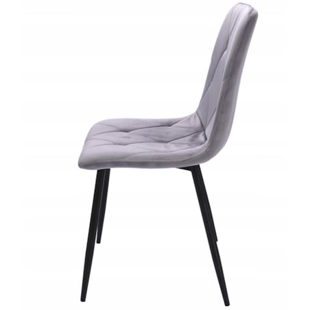 2 X Krzesło Do Jadalni Kuchni Stołu Zestaw Komplet Piado Szare