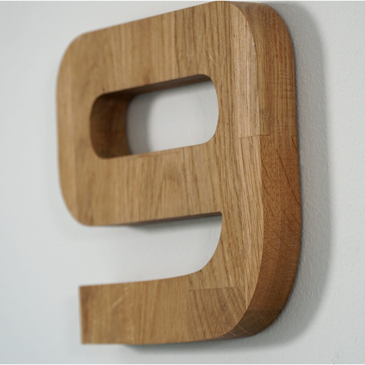 Drewniany zegar ścienny dębowy EKO 130cm