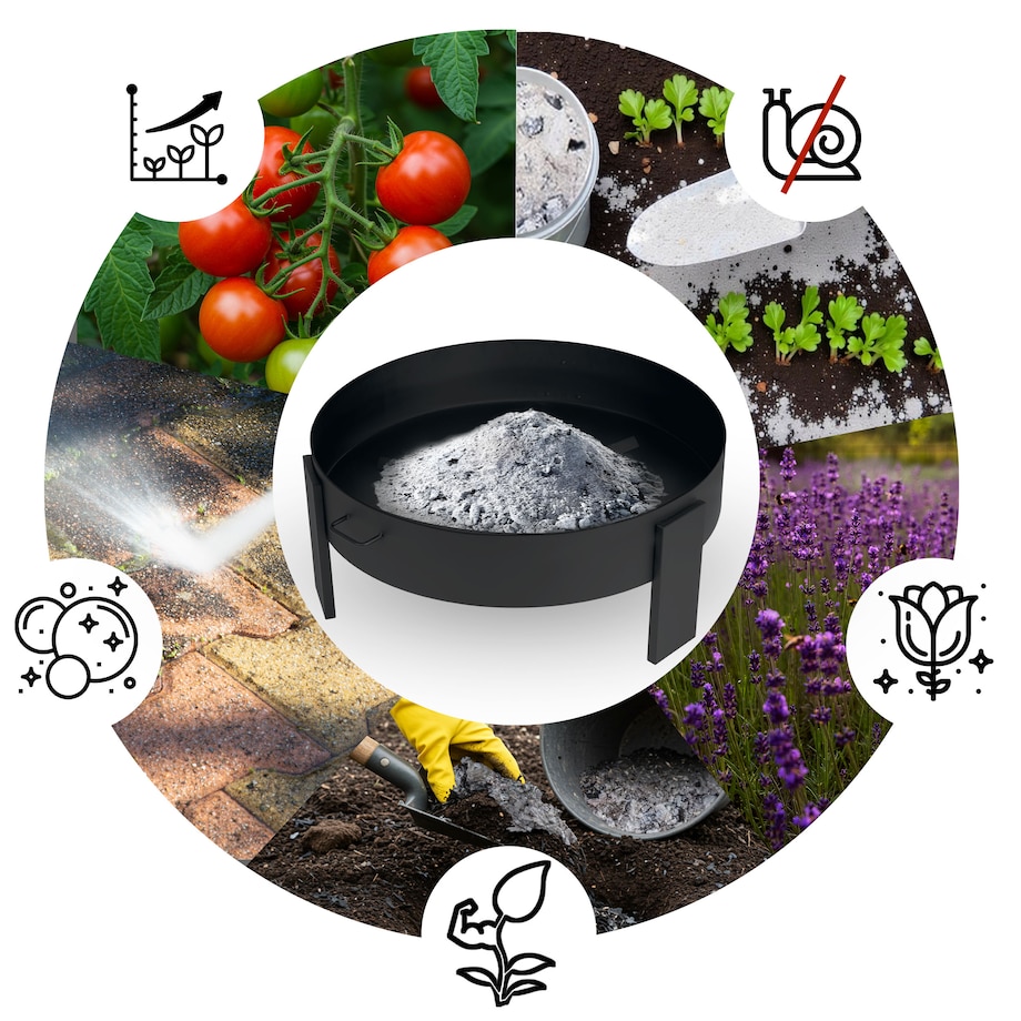 Palenisko ogrodowe z uchwytami na ognisko grill 80cm Berdsen BD-883