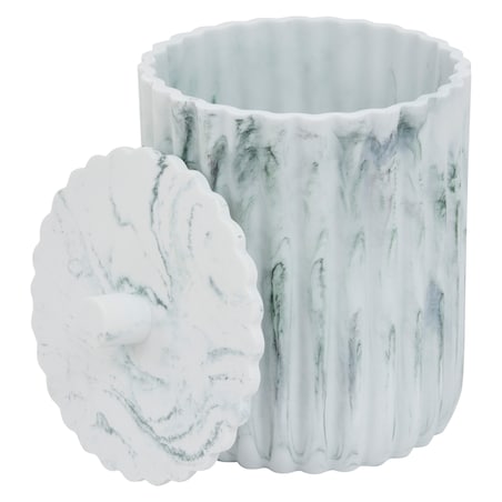 Kosz na śmieci 5 l marmurkowy 26x19,2x19,2 cm UDOTI