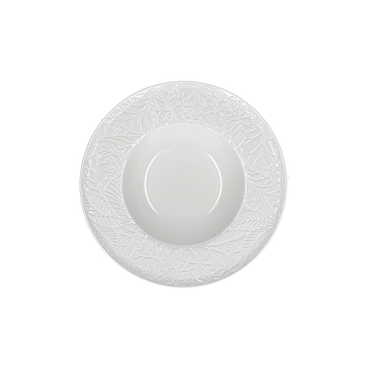 Zestaw 6 talerzy do zupy Bosco - Biały, 23 cm