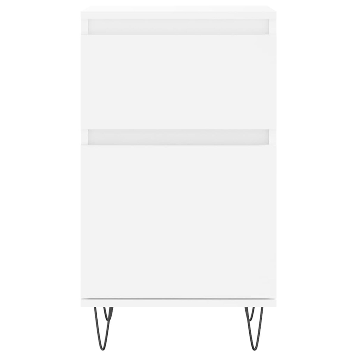 vidaXL Komoda, biała, 40x35x70 cm, materiał drewnopochodny