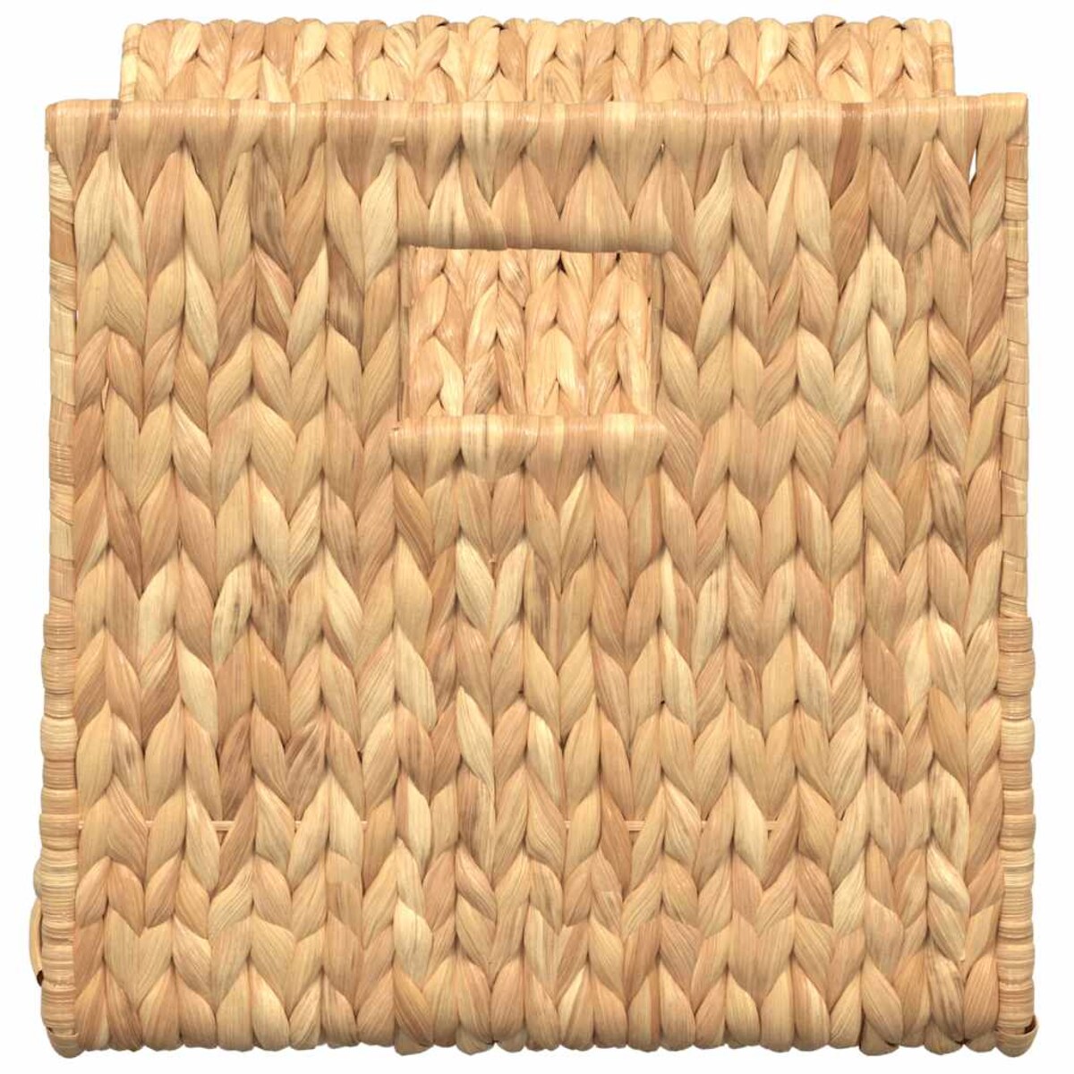 vidaXL Stojak na gazety, 31x31x31 cm, hiacynt wodny