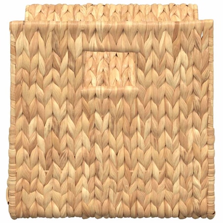 vidaXL Stojak na gazety, 31x31x31 cm, hiacynt wodny