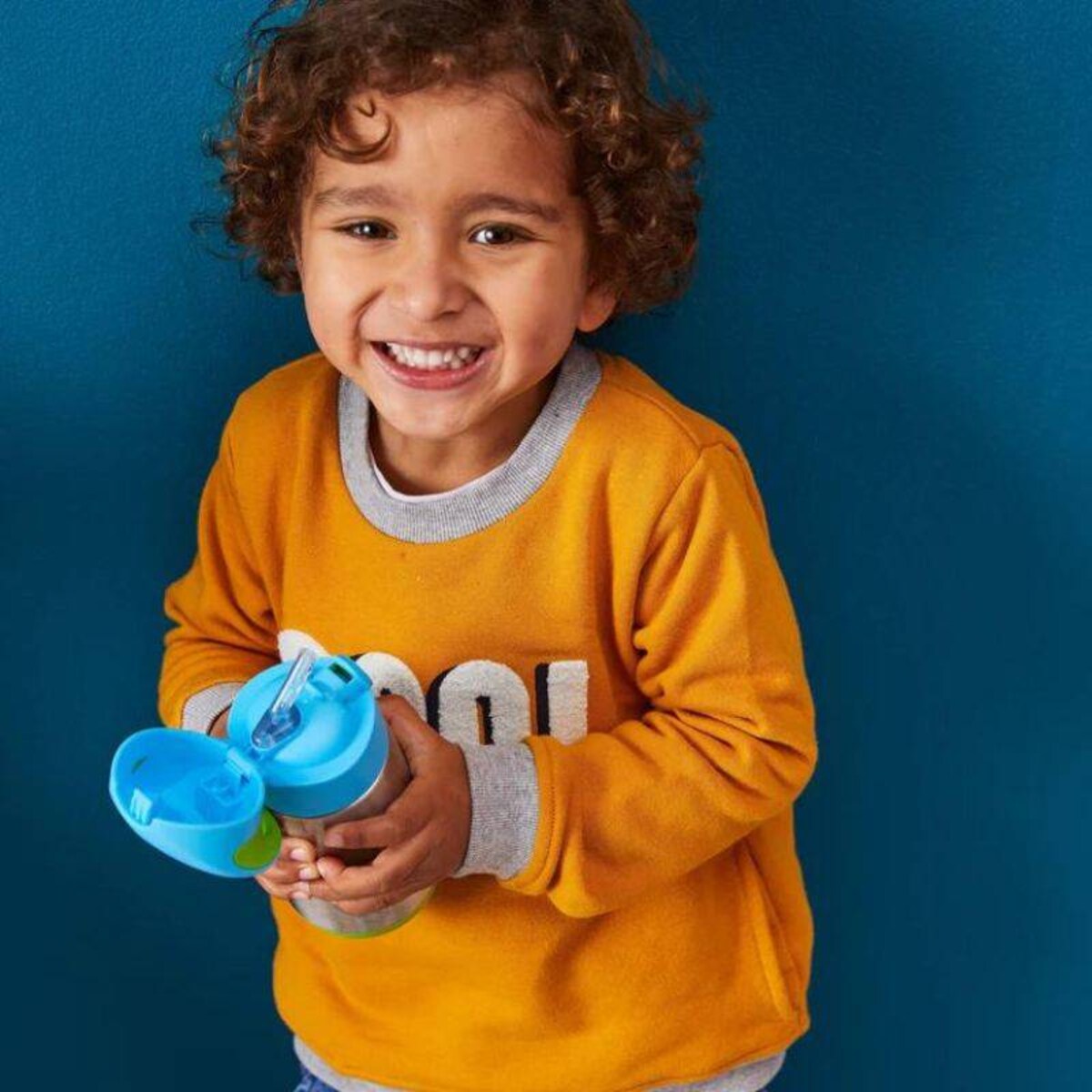 Butelka termiczna dla dzieci ze słomką 500 ml Ocean Breeze, b.box