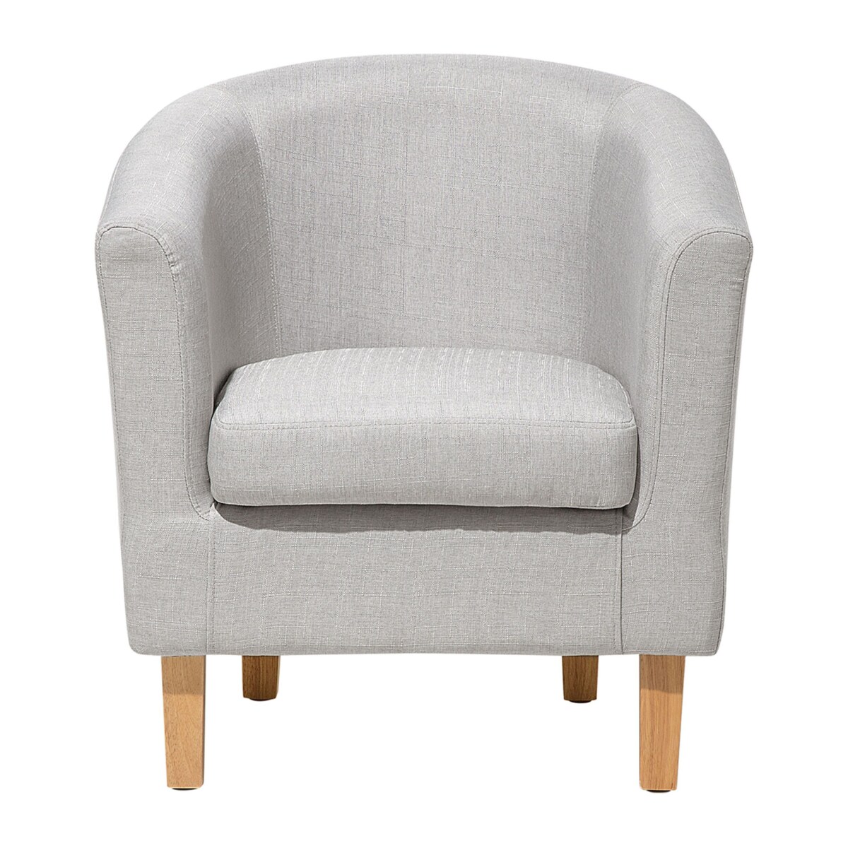 Fotel z podnóżkiem szary HOLDEN