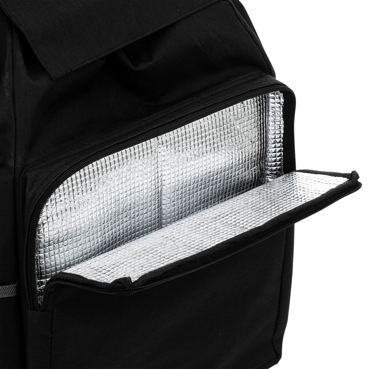 Wózek zakupowy na kółkach z pojemną komorą i kieszonkami