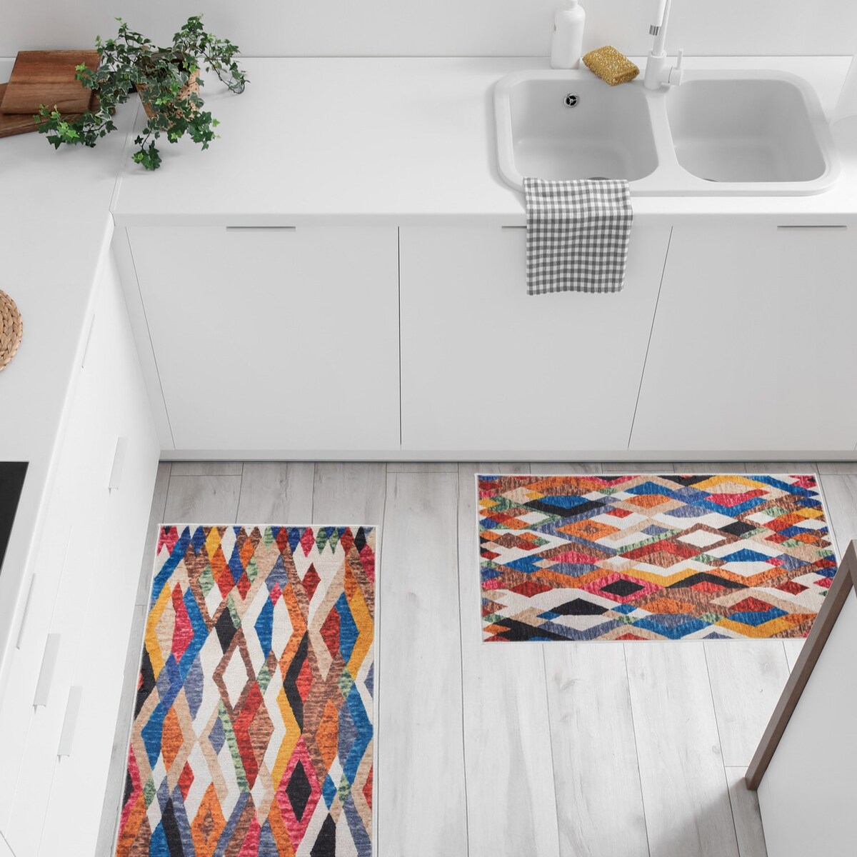 Dywan, chodnik nowoczesny geometryczny Mexico 50x120 cm e-floor wielokolorowy