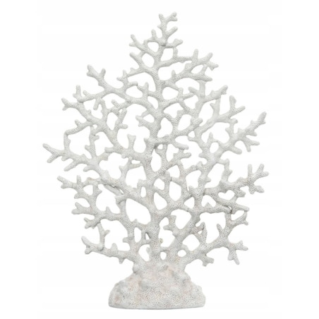 FIGURKA RAFA KORALOWA koralowiec biały wys. 34cm