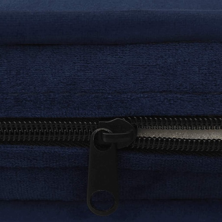 vidaXL Sofa dla psa, niebieska, 67x47x36 cm, pluszowa