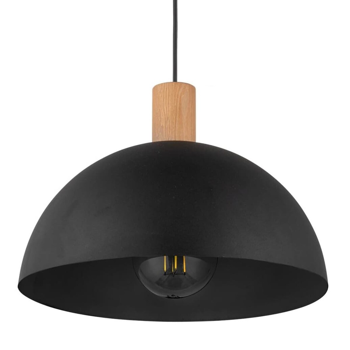 Wisząca lampa salonowa Oslo 4852 TK Lighting skandynawska drewniana czarna