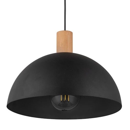 Wisząca lampa salonowa Oslo 4852 TK Lighting skandynawska drewniana czarna