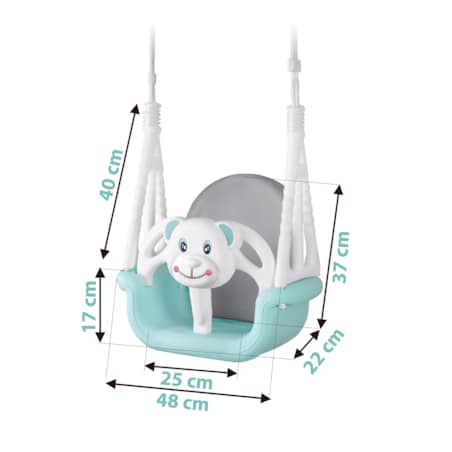 Huśtawka dla dzieci ogrodowa domowa kubełkowa Ricokids